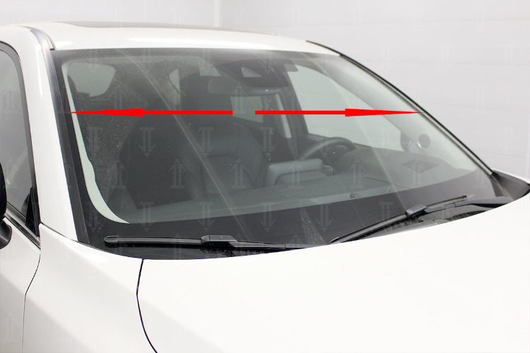 Водосток (дефлектор) лобового стекла Strelka Mazda CX-5 2017-2019 no.5359