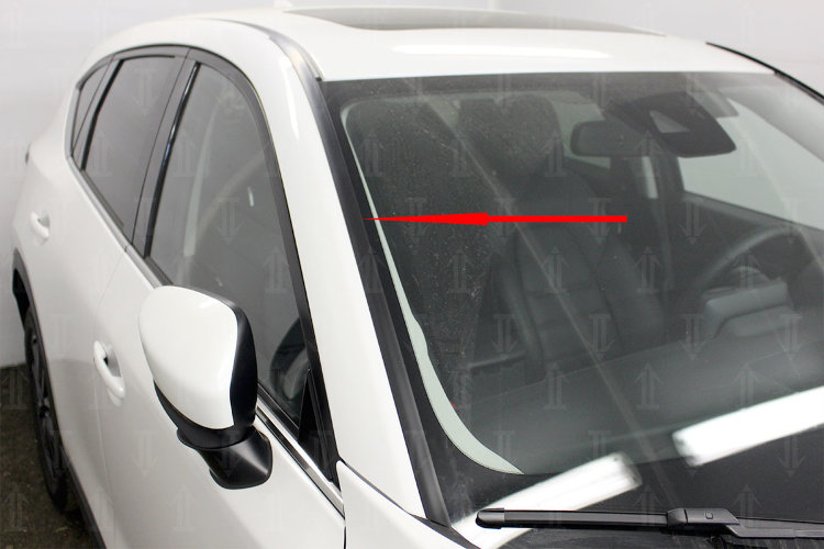 Водосток (дефлектор) лобового стекла Strelka Mazda CX-5 2017-2019 no.5359