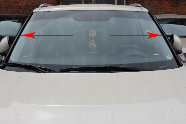 Водосток (дефлектор) лобового стекла Strelka KIA Soul 2009-2013 no.5383