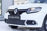 Заглушка зимняя решетки переднего бампера Русская Артель Renault Sandero 2012-2019