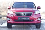 Заглушка зимняя решетки переднего бампера Русская Артель Toyota RAV4 2006-2012