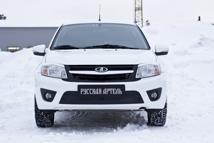 Заглушка зимняя решетки переднего бампера Русская Артель LADA Granta 2011-2019 no.18308