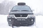 Заглушка зимняя решетки радиатора Русская Артель Mitsubishi Pajero Sport I 1996-2008