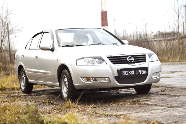 Заглушка зимняя решетки радиатора Русская Артель Nissan Almera 2002-2009 no.18564