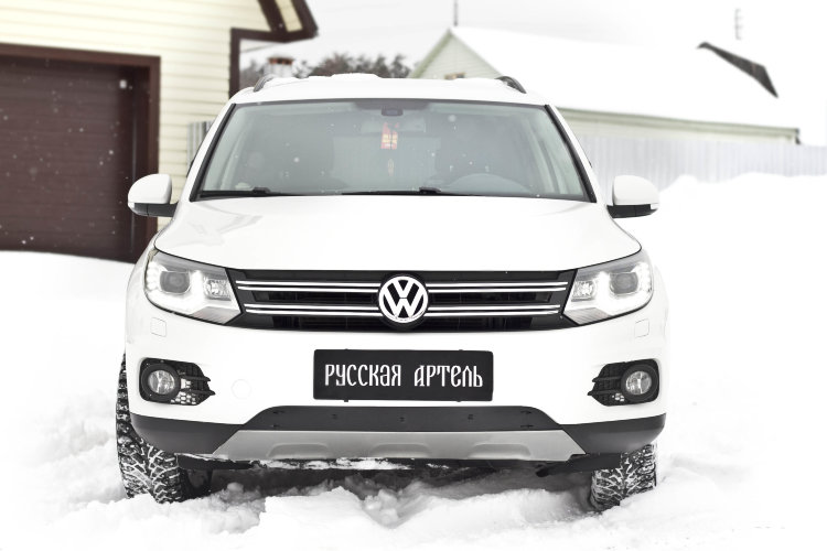 Заглушка зимняя решетки радиатора Русская Артель Volkswagen Tiguan I 2008-2016 no.584