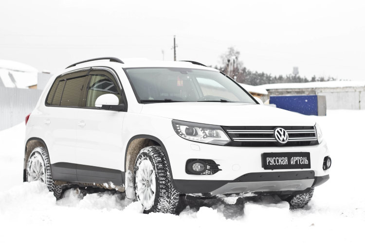 Заглушка зимняя решетки радиатора Русская Артель Volkswagen Tiguan I 2008-2016 no.584