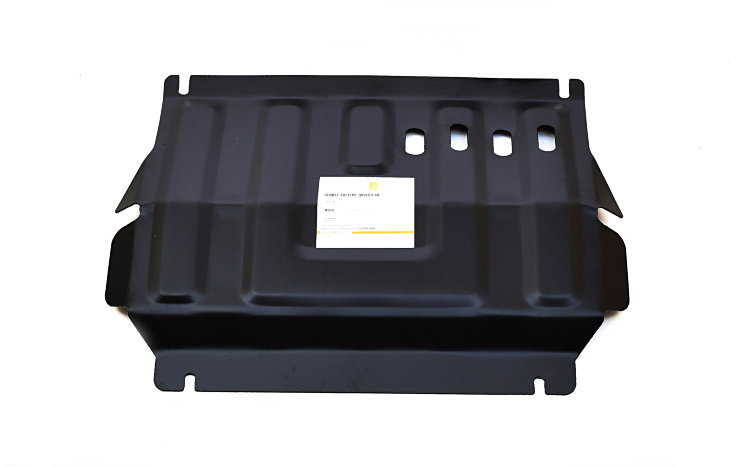 Защита днища (4 части) сталь 2 мм. ALFeco Mitsubishi Pajero Sport III 2015-2019 no.4389