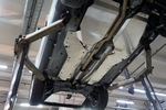 Защита днища (5 частей) алюминий 4 мм. АВС-Дизайн Jeep Renegade 2015-2019