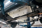 Защита днища алюминий 4 мм. АВС-Дизайн Ford Explorer 2011-2019