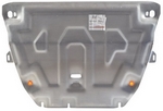 Защита картера двигателя и кпп алюминий 4 мм. ALFeco Ford Kuga II 2013-2019