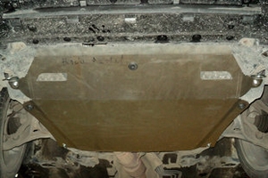 Защита картера двигателя и кпп алюминий 4 мм. АВС-Дизайн Honda Accord VIII 2008-2012 ― Auto-Clover