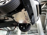 Защита картера двигателя и кпп алюминий 4 мм. АВС-Дизайн Honda CR-V IV 2012-2016
