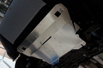 Защита картера двигателя и кпп алюминий 4 мм. АВС-Дизайн Ford Kuga II 2013-2019