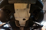Защита картера двигателя и кпп алюминий 4 мм. АВС-Дизайн BMW X3 (G01) 2018-2019