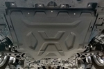 Защита картера двигателя и кпп композит 6 мм. АВС-Дизайн Toyota Camry 2018-2019
