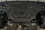 Защита картера двигателя и кпп композит 6 мм. АВС-Дизайн Mitsubishi Eclipse Cross 2017-2019