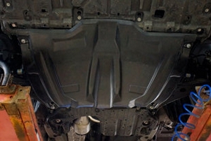 Защита картера двигателя и кпп композит 6 мм. АВС-Дизайн Lexus RX 2016-2019 ― Auto-Clover