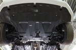 Защита картера двигателя и кпп композит 6 мм. АВС-Дизайн Hyundai Solaris 2017-2019