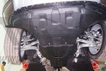 Защита картера двигателя и кпп композит 6 мм. АВС-Дизайн Audi Q7 2015-2019