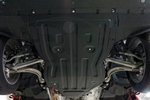 Защита картера двигателя и кпп композит 6 мм. АВС-Дизайн Audi Q5 2017-2019