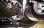 Защита картера двигателя и кпп композит 8 мм. АВС-Дизайн Audi Q3 2012-2019
