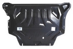 Защита картера двигателя и кпп композит 8 мм. АВС-Дизайн Audi A3 2013-2019