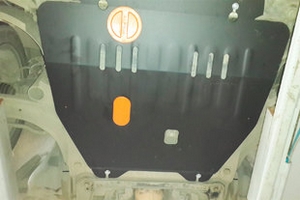 Защита картера двигателя и кпп сталь 2 мм. ALFeco Renault Megane III 2008-2016 ― Auto-Clover