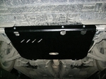Защита картера двигателя и кпп сталь 2 мм. ALFeco Citroen С5 2001-2008