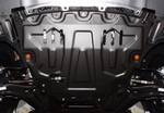 Защита картера двигателя и кпп сталь 2 мм. ALFeco LADA Vesta 2015-2019