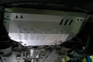 Защита картера двигателя и кпп сталь 2 мм. ALFeco Volkswagen Jetta VI 2011-2019 ― Auto-Clover