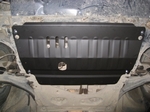 Защита картера двигателя и кпп сталь 2 мм. ALFeco Renault Megane II 2002-2009