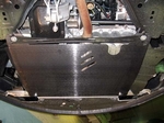 Защита картера двигателя и кпп сталь 2 мм. ALFeco Opel Corsa D 2006-2014