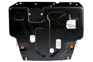 Защита картера двигателя и кпп сталь 2 мм. ALFeco Nissan Tiida 2006-2012 ― Auto-Clover