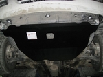 Защита картера двигателя и кпп сталь 2 мм. ALFeco Nissan Almera 2002-2009