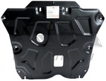 Защита картера двигателя и кпп сталь 2 мм. ALFeco Nissan Terrano 2014-2019