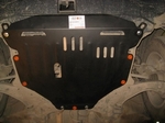 Защита картера двигателя и кпп сталь 2 мм. ALFeco Honda CR-V III 2007-2011