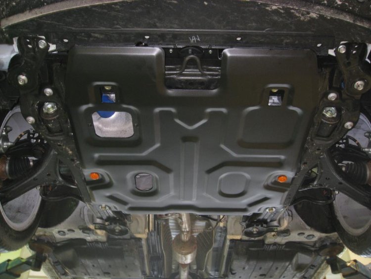 Защита картера двигателя и кпп сталь 2 мм. ALFeco Honda Accord IX 2013-2019 no.4608