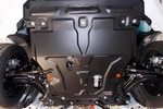Защита картера двигателя и кпп сталь 2 мм. ALFeco Ford Fiesta 2008-2017