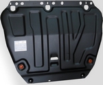 Защита картера двигателя и кпп сталь 2 мм. ALFeco Ford C-Max 2010-2019