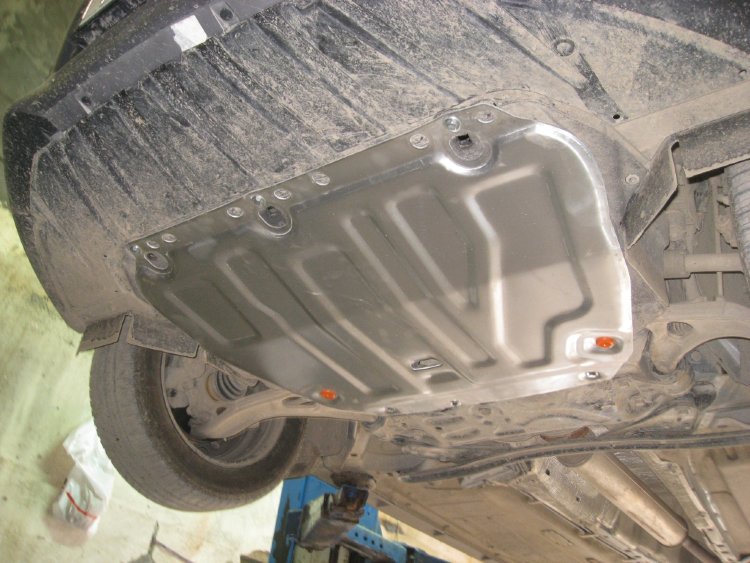 Защита картера двигателя и кпп сталь 2 мм. ALFeco Ford C-Max 2010-2019 no.4641