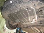 Защита картера двигателя и кпп сталь 2 мм. ALFeco Ford C-Max 2010-2019