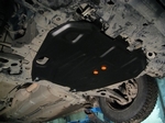 Защита картера двигателя и кпп сталь 2 мм. ALFeco Peugeot 4007 2007-2019