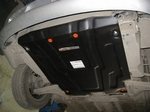 Защита картера двигателя и кпп сталь 2 мм. ALFeco Chevrolet Lacetti 2002-2013