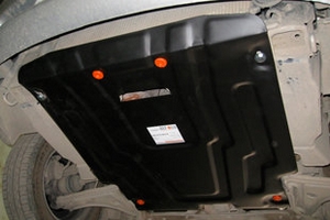 Защита картера двигателя и кпп сталь 2 мм. ALFeco Chevrolet Lacetti 2002-2013 ― Auto-Clover