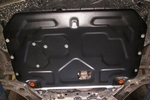Защита картера двигателя и кпп сталь 2 мм. ALFeco KIA Soul 2013-2019