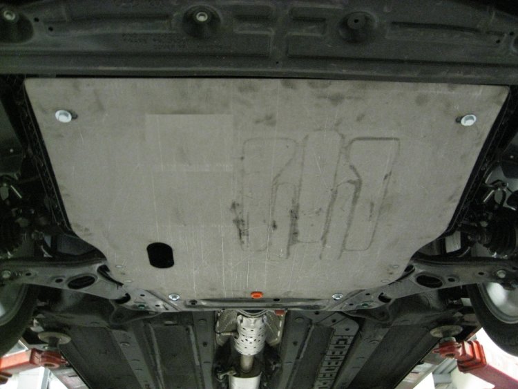 Защита картера двигателя и кпп сталь 2 мм. ALFeco Hyundai Sonata 2009-2014 no.4691