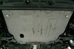 Защита картера двигателя и кпп сталь 2 мм. ALFeco Hyundai Sonata 2009-2014