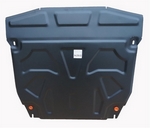 Защита картера двигателя и кпп сталь 2 мм. ALFeco Hyundai Santa Fe 2012-2018