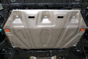 Защита картера двигателя и кпп сталь 2 мм. ALFeco KIA Rio 2005-2010 ― Auto-Clover