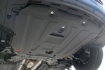 Защита картера двигателя и кпп сталь 2 мм. ALFeco Hyundai i30 2012-2017